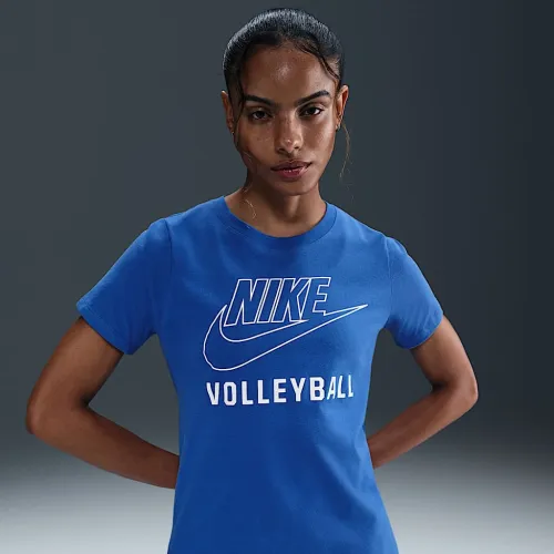 Nike Swoosh жіноча волейбольні футболка блакитний