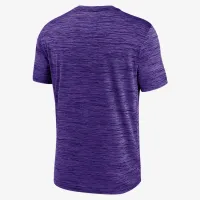 LSU Tigers Velocity Baseball Wordmark Stack чоловічі Nike Dri-FIT College футболка колір фіолетовий