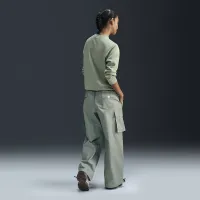 Nike Sportswear Club Fleece женская Crew-Neck свитшот цвет зеленый