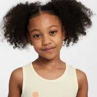 Nike Dri-FIT Sunny Swoosh Little дитячі Tank and шорти комплект Orange