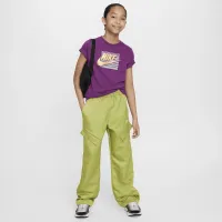 Nike Sportswear Big детские футболка цвет фиолетовый