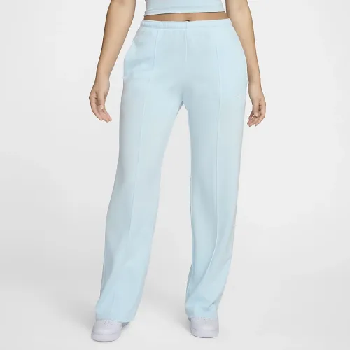 Nike Sportswear Chill Terry женская Mid-Rise French Terry Open-Hem Sweatpants синий