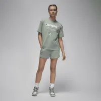Nike Jordan Flight Heritage женская Graphic футболка цвет зеленый