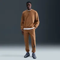 Nike Sportswear Club чоловічі Fleece Crew-Neck світшот колір коричневий