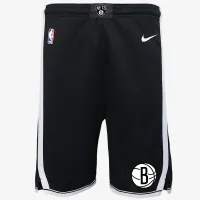 Brooklyn Nets Icon Edition Big детские Nike Dri-FIT NBA Swingman шорты цвет черный