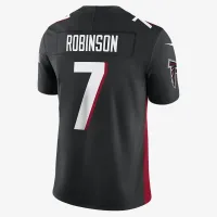 Bijan Robinson Atlanta Falcons чоловічі Nike Dri-FIT NFL Limited Jersey колір чорний