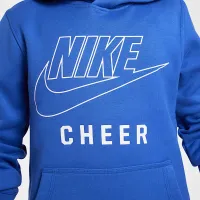 Nike Big детские Cheer Pullover Толстовка с капюшоном синий