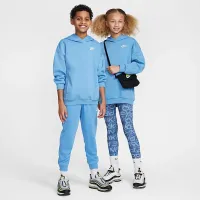 Nike Sportswear Club Fleece Big детские оверсайз Pullover Толстовка с капюшоном синий