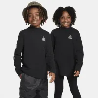 Nike ACG Big детские Loose Waffle Long-Sleeve Top цвет черный