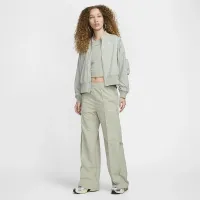 Nike Sportswear Everything Wovens женская Mid-Rise Open-Hem Pants цвет зеленый