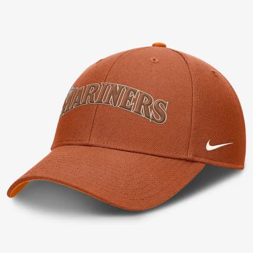 Seattle Mariners Rise Dunk чоловічі Nike Dri-FIT MLB Adjustable Hat колір коричневий
