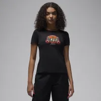 Nike Jordan Essential женская Slim футболка цвет черный