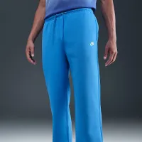 Nike Club мужские Open-Hem Fleece Pants синий