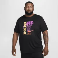 Nike мужские Dri-FIT баскетбольные футболка цвет черный