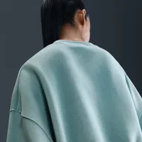 Nike Sportswear Phoenix Fleece жіноча Over-оверсайз Crew-Neck світшот колір зелений