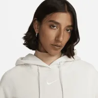 Nike Sportswear Phoenix Fleece жіноча Over-оверсайз Pullover Толстовка з капюшоном колір коричневий