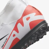 Nike Jr. Mercurial Superfly 9 Academy Little/Big дитячі Turf High-Top Soccer Кросівки колір червоний