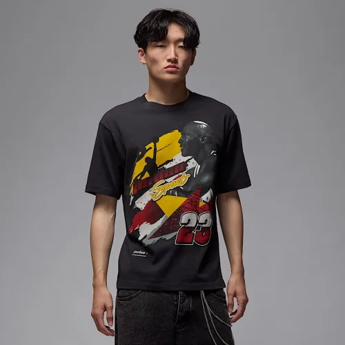 Nike Jordan мужские футболка цвет черный
