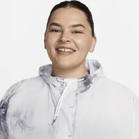 Nike Sportswear женская Woven Wave Dye Куртка (большие размеры) цвет серый