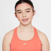 Nike Swoosh Girls' Sports Bra Orange