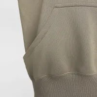 Nike Sportswear Phoenix Fleece женская оверсайз Pullover Толстовка с капюшоном цвет зеленый