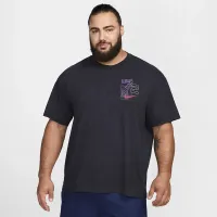 Nike чоловічі Max90 баскетбольні футболка колір чорний