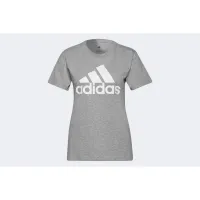 Футболка adidas Loungewear Essentials Logo Tee H07808 - Сіра