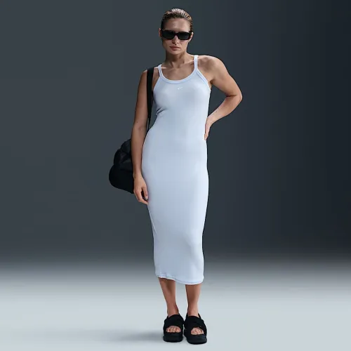 Nike Sportswear Chill Knit жіноча Tight Mini-Rib Tank Костюм блакитний