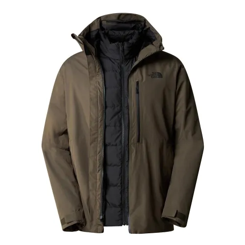 Куртка The North Face Table Down Triclimate 0A84IGBQW1 - зелено-чорна