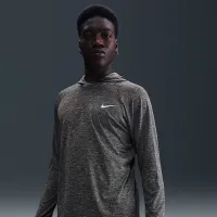 Nike Swim Hydroguard мужские Long-Sleeve Hooded Top цвет черный
