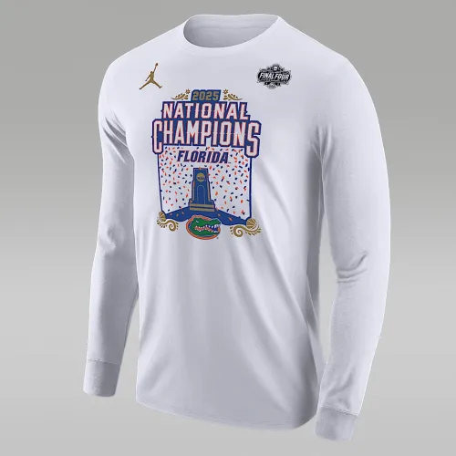 Nike Florida (чоловічі Team) чоловічі Jordan College National Champs Long-Sleeve футболка колір білий