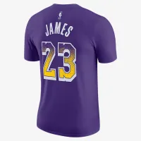 LeBron James Los Angeles Lakers Select Series мужские Nike NBA футболка цвет фиолетовый
