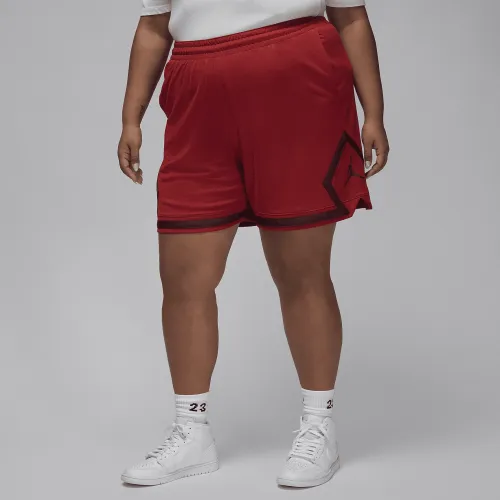 Nike Jordan Sport жіноча Diamond шорти (великі розміри) колір червоний
