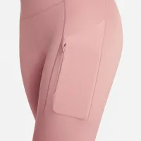 Nike Go женская Firm-Support С высокой Талией 7/8 лосины с карманамиPink