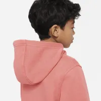 Nike Sportswear Club Fleece Big дитячі Pullover Толстовка з капюшоном колір червоний