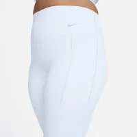 Nike Universa жіноча Medium-Support З високою талією 7/8 лосіни з кишенямиблакитний