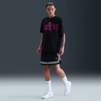 Nike баскетбольные футболка цвет черный