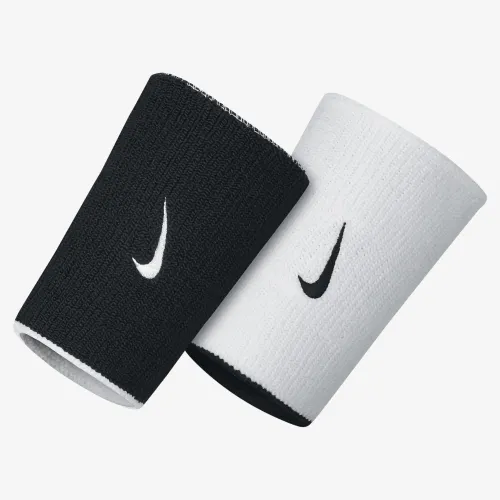 Nike Dri-FIT Double-Wide Reversible Wristbands (2 пары) многоцветный