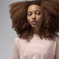 Nike Jordan женская Girlfriend футболка Pink