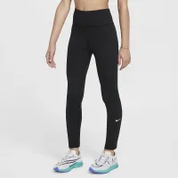 Nike One Big дитячі (Girls') Dri-FIT З високою талією лосіни колір чорний