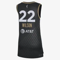 A'ja Wilson Aces Rebel Edition Nike Dri-FIT WNBA Victory Jersey цвет черный
