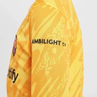 FC Barcelona 2024 Stadium Goalkeeper Big детские Nike Dri-FIT Soccer Replica Jersey Yellow