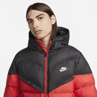 Nike Windrunner PrimaLoft® мужские Storm-FIT Hooded Puffer Куртка цвет черный