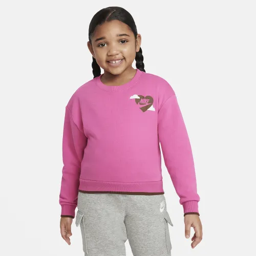 Nike Sweet Swoosh Little детские Crew Pink