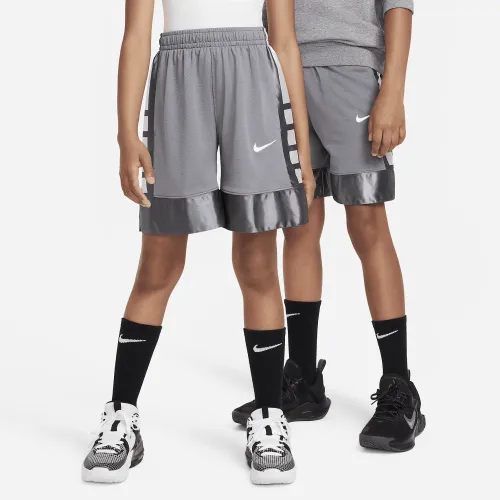 Nike Dri-FIT Elite 23 Big дитячі (для хлопчиків) баскетбольні шорти колір сірий