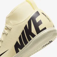 Nike Jr. Mercurial Superfly 9 Club Little/Big Kids’ Indoor/Court High-Top Soccer Кросівки Yellow