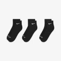 Nike Everyday Plus Cushioned тренировочные Ankle носки (3 пары) цвет черный