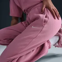 Nike Sportswear Phoenix Fleece жіноча З високою талією оверсайз Sweatpants Pink
