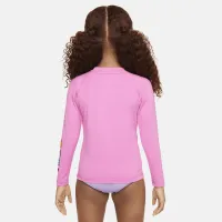 Nike Swim Charms Little дитячі (Girls') Long-Sleeve Hydroguard Pink