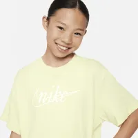 Nike Dri-FIT Big дитячі (Girls') футболка колір зелений